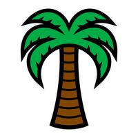 Palm Tree Vector Icon