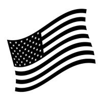 American Flags vector