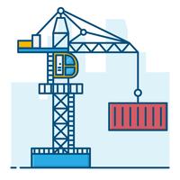 Crane  vector