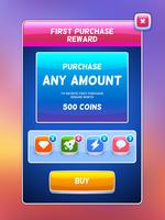 Game UI. Reward purchase screen.  vector