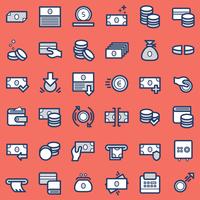 Business and finance icons set.