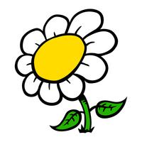 Cartoon Flower vector