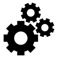 Gears Vector Icon