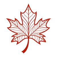 Autumn Maple Leaf vector logo