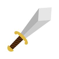 Metal Sword vector cartoon icon