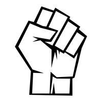 Raised Fist vector icon