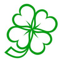 Lucky Irish Clover for St. Patrick's Day vector