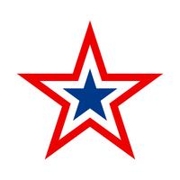 America star vector icon