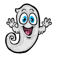 Cartoon Ghost vector