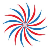 Exploding Fireworks logo vector icon