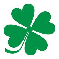 Lucky Irish Clover for St. Patrick's Day vector