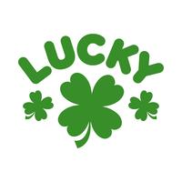 Lucky Irish Clover for St. Patrick's Day vector