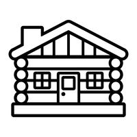 Log Cabin vector