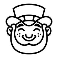 Leprechaun cartoon vector illustration