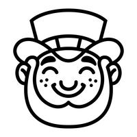 Leprechaun cartoon vector illustration