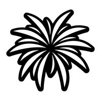 Exploding Fireworks logo vector icon