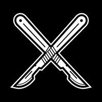 Medical Surgery Scalpel Tool vector