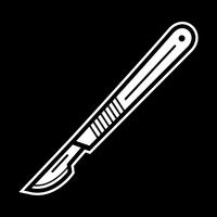 Medical Surgery Scalpel Tool vector