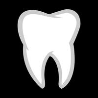 Icono de vector de diente