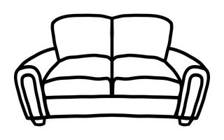 Couch vector icon