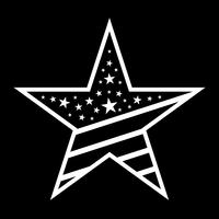 america star vector icon