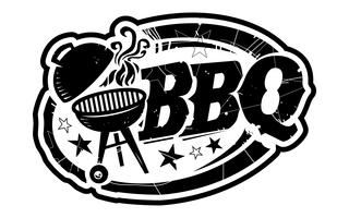 Icono de vector de parrilla BBQ