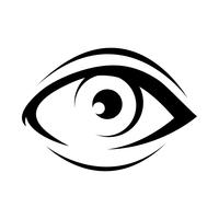 Icono de vector de ojo