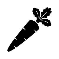 Dibujos animados de zanahoria vegetal