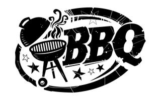 Icono de vector de parrilla BBQ