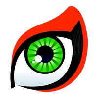 Icono de vector de ojo