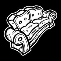 Couch vector icon