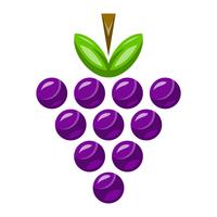 Bunch of Grapes Fruit Food Healthy Snack vector