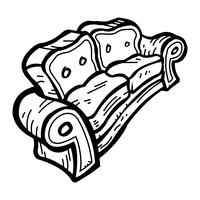 Couch vector icon