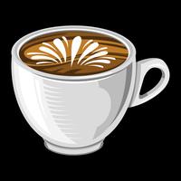 Icono de vector de bebida de café