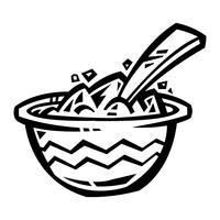 Bowl of Cereal vector icon