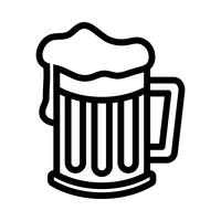 Icono de Vector de taza de cerveza