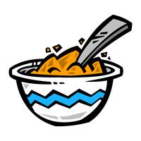 Bowl of Cereal vector icon