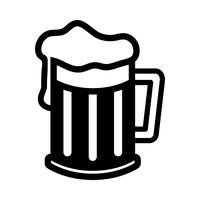 Icono de Vector de taza de cerveza