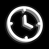 Icono de vector de reloj