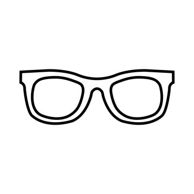 Cool Sunglasses Eye Frames vector icon