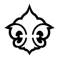 Fleur de lis symbol vector