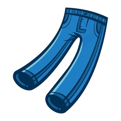 Free Jeans Vector Art