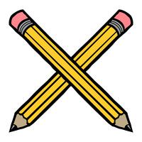 Yellow pencil vector