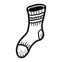 Socks Clothing for Feet vector