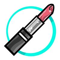 Lipstick vector icon