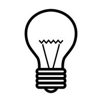 Lightbulb Vector Icon