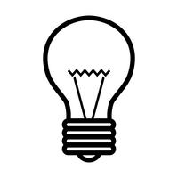 Lightbulb Vector Icon