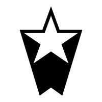 Icono de vector estrella