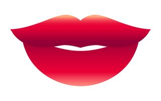 icono de vector de labios sexy