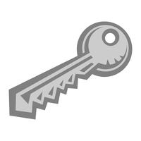 Metal Key Lock vector